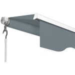 Terre jardin - store banne manuel 3. 95 x 3 m anthracite