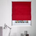 Store bateau tamisant - rouge - l100 x h180cm