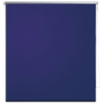 Helloshop26 - store enrouleur bleu occultant 80 x 175 cm fen�tre rideau pare - vue volet roulant