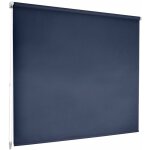 Store enrouleur daylight coloris bleu fonc 65 x 150 cm