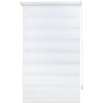 Store enrouleur double - translucide & occultant jour nuit montage par serrage sans percer pour fen�tre ...