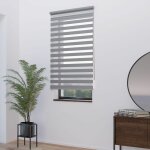 Madecostore - store enrouleur jour nuit chic prt -  - poser - gamme must - gris - l154 x h250cm