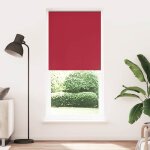 Store enrouleur occultant 80 x 230 cm rouge vidaxl