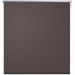 Store enrouleur occultant marron 40 x 100 cm fenêtre rideau pare - vue volet roulant Store enrouleur occultant marron 40 x 100 cm fenêtre rideau pare - vue volet roulant