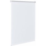 Helloshop26 - store enrouleur sans per�age r�glage en continue bande de tissu polyester 45 x 150 cm blanc ...