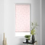 Paris prix - store enrouleur tamisant 'flechaline' 60x90cm rose