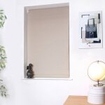 Madecostore - store enrouleur tamisant h190cm - taupe - l94 x h190cm