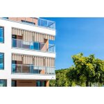 Ici store - store ext�rieur vertical 120x230 cm dickson� cr�me bruy�re orc 8921 - armature anthracite ...