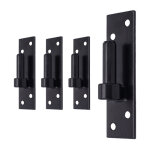 Store menuiserie - 4 gonds sur platine, noir, diam�tre 14 mm, acier, pour volet battant bois ou pvc