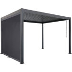 Store pour pergola bioclimatique 3m - gris fonc� - tero