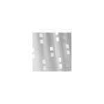 Store  remonter voilage en organza carrs blanc 60x140 cm