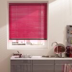 Madecostore - store v�nitien aluminium 25mm - framboise - l60 x h175cm