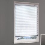 Madecostore - store v�nitien micro - perfor� aluminium 25mm - blanc - l75 x h175cm