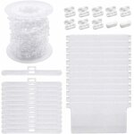 Stores verticaux accessoires rouleau rideau perle corde connecteur clips bricolage rouleau store montage ...
