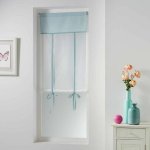 Store voilage femina 60x150cm bleu Store voilage femina 60x150cm bleu