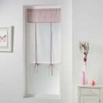 Store voilage femina 60x150cm rose dragée Store voilage femina 60x150cm rose dragée