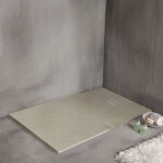 Receveur de douche strato extra plat, beige - 120 x 80 cm - luxtone Receveur de douche strato extra plat, beige - 120 x 80 cm - luxtone