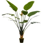 Strelitzia artificielle, oiseau de paradis, hauteur 1, 80 m, 13 feuilles et 2 fleurs, tr�s r�aliste, ...