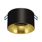 Struhm - spot encastrable noir et or pour ampoule gu10 - silamp