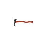 Sapie manche carbone et plastique 600mm 840g. equip�e d'une hachette pour couper les r�sidus de bois, ...