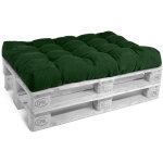 Style coussins pour canape euro palette - assise, banquette vert foncé, 120x80x15 cm - beautissu Style coussins pour canape euro palette - assise, banquette vert foncé, 120x80x15 cm - beautissu