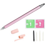 Stylet double bouton pour �crans tactiles - stylo haute sensibilit� compatible ipad (rose)