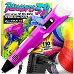 Stylo 3d pour enfants, imprimante 3d professionnelle, cartouches pla, lot xxl de 110 m�tres