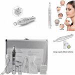 Stylo derma professionnel ? dermapen microneedling comprenant 2 cartouches derma pen ensemble dermapen ...