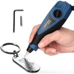 Stylo graveur 25 w 6 vitesses pour métal, bois, verre et plastique, outil de gravure portable avec mèche ... Stylo graveur 25 w 6 vitesses pour métal, bois, verre et plastique, outil de gravure portable avec mèche ...