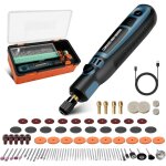 Stylo graveur �lectrique avec 96 embouts, sans fil usb rechargeable kit d'outils de gravure rotatif, ...