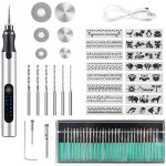 Stylo graveur lectrique sans fil, usb rechargeable trousse  outils de gravure, mini outil graver, graveur ...