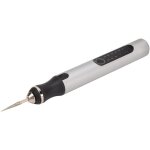 Stylo de gravure �lectrique alliage d'aluminium argent mini micro graveur avec puce de protection intelligente ...