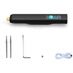 Stylo de meulage électrique compact pour ongles et métaux, 5 vitesses réglables, rechargeable via usb ... Stylo de meulage électrique compact pour ongles et métaux, 5 vitesses réglables, rechargeable via usb ...
