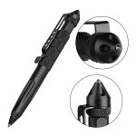 Stylo tactique de dfense multifonction, en aluminium dur, antidrapant, portable, autodfense, brise ...