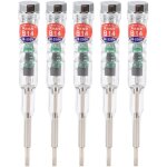 Stylo testeur �lectrique multifonctionnel, 5 pi�ces, taille de poche domestique avec lumi�re de couleur ...