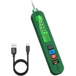 Stylo testeur de tension rechargeable ac 12 - 300v grand cran testeur de fuites lectriques unipolaire ...