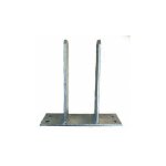 Support - ancre à fixer en u pour poteau 10x10 cm Support - ancre à fixer en u pour poteau 10x10 cm