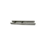 Support - pied  sceller en h pour poteau 10x10 cm