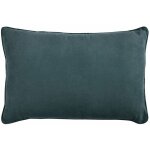 Sueden - coussin en su�dine gris carbone 60x40