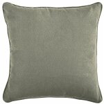 Sueden - coussin en su�dine taupe 40x40