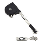 Sugatsune - compas pour abattant - sens : r�versible - d�cor : noir / chrom�