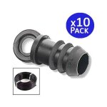 Lot de 10 bouchon d'arrosage goutte  goutte 16mm noir bouchon anti - goutte pour tuyau d'irrigation ...