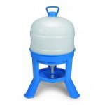 Suinga - abreuvoir poule 30 litres plastique sur pieds, abreuvoir volailles 46x72 cm