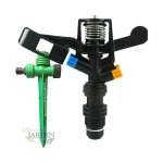 Suinga - arroseur � pulsation, arroseur de pelouse r�glable, arroseur circulaire 360� 7 - 13 m, 1 / 2'' ...