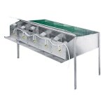 Suinga - cage d'levage de oiseaux - perdrix, 5 dpartements, 204x108x105 cm