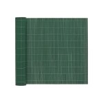 Suinga - canisse synthtique pvc simple 1, 5 x 5 m avec cannes entires vert forc, brise - vue pour ...