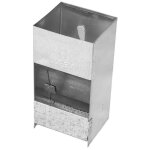 Comedero tolva pour lapins m�les 16x14x30 cm distributeur de nourriture grande capacit� ouverture facile ...