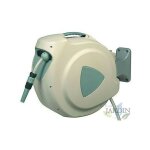 Suinga - enrouleur tuyau arrosage mural jardin 20m, derouleur tuyau arrosage rtraction automatique et ...