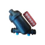 Filtre arrosage  mailles 3 / 4'' pour tuyau de 25 mm. bouchon de vindage inclus. utilis dans les installatio ...