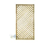 Panneau treillis en bois 45x180 cm, carr�s de 4 cm. panneau de bois d�coratif, s�paration des espaces, ...